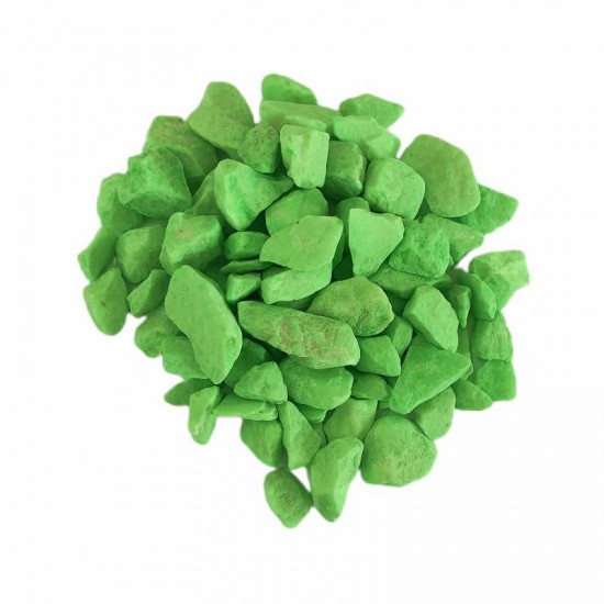 PEDRA AQUARIO 700G VERDE FLUOR