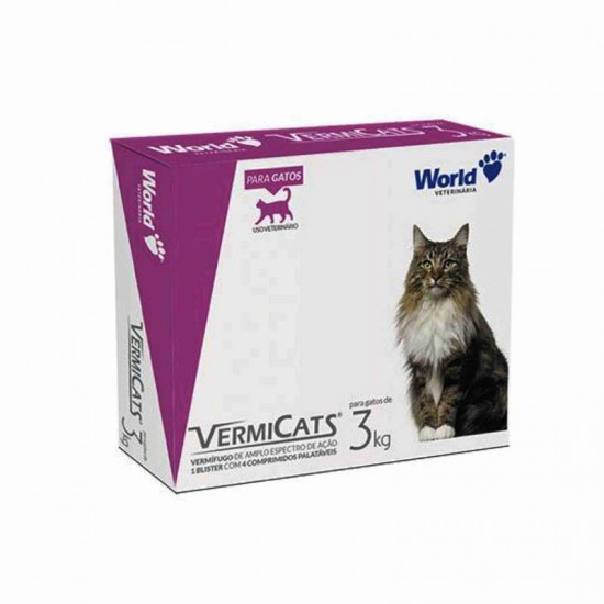 VERMICATS 600MG C/4 COMPRIM