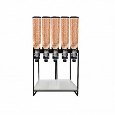 7566 - MOVEL DISPENSER PLASTPENSER 5X45LT BLACK