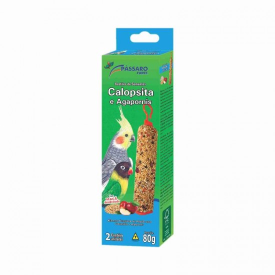 BASTAO CALOPSITA/AGAPORNIS 80G 