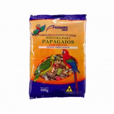 3138 - MISTURA PAPAGAIO C/FRUTAS 500G 