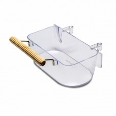 9866 - BANHEIRA C/ POLEIRO E GANCHO CRISTAL C/6