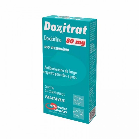 DOXITRAT 80MG C/24 PAST CAES E GATOS