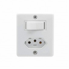 788 - SISTEMA X INT 1T SIMPLES+1TOMADA 