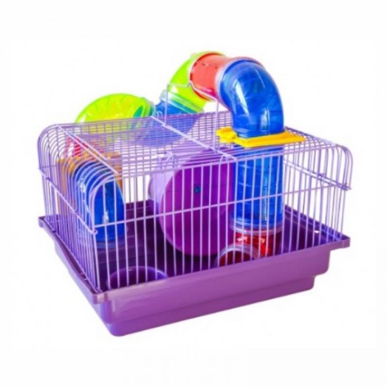 GAIOLA HAMSTER BRASILEIRINHA LUXO VERMEL