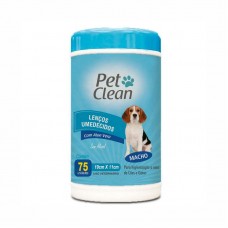 10500 - LENCO UMIDECIDO MACHO C/75 PET CLEAN