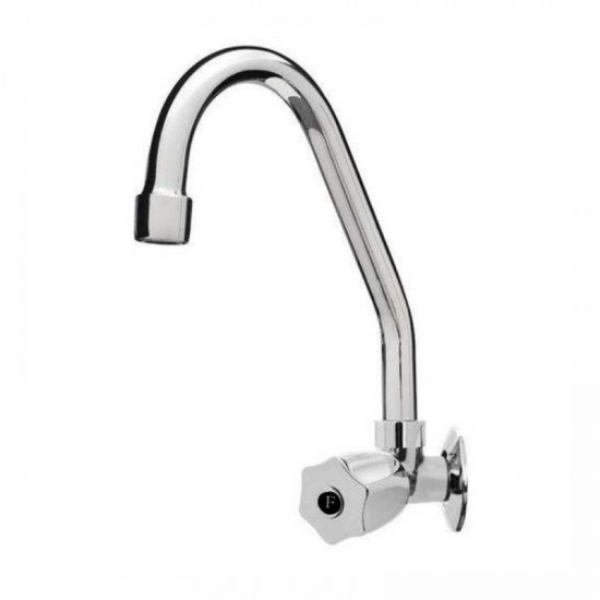 TORNEIRA METAL BICA MOVEL PARED 1/2 C-50