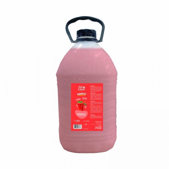SHAMPOO MORANGO 5LT PET CLEAN