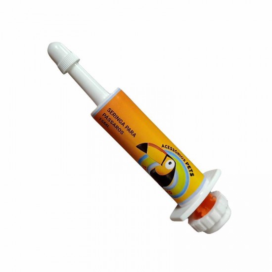 SERINGA PARA ALIMENTACAO PASSAROS 15ML