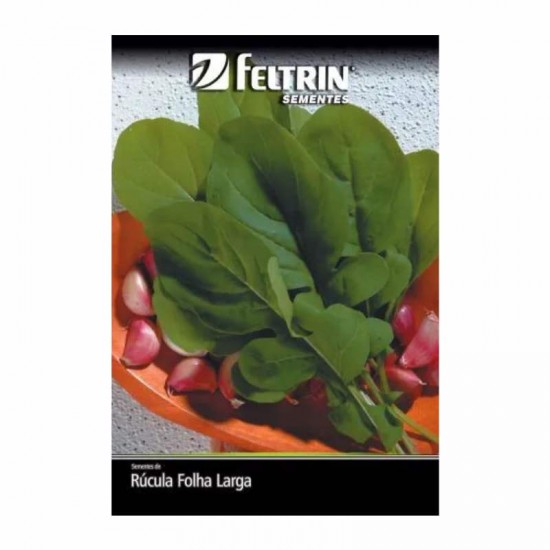 SEMENTE RUCULA APRECIATTA F LARG 1G C/25