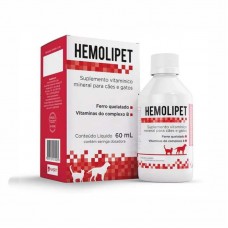 11021 - HEMOLIPET 60ML CAES E GATOS