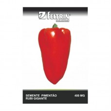 11458 - SEMENTE PIMENTAO RUBI GIGANTE 400MG C/25