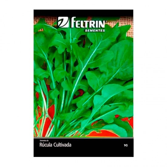 SEMENTE RUCULA CULTIVADA 1G C/25