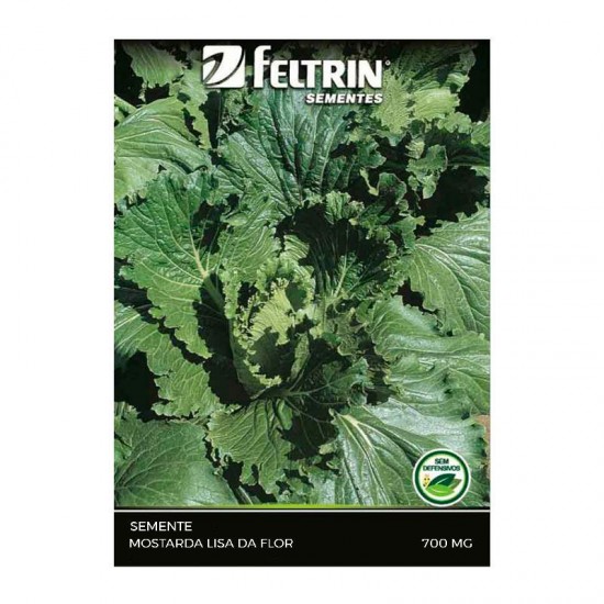 SEMENTE MOSTARDA LISA DA FLOR 700MG C/25