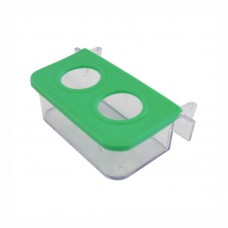 3183 - COMEDOURO 2FURO CRISTAL GANCHO 80ML C/12