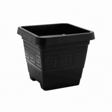 5505 - VASO PLAST QUAD PRETO GG 18LT 