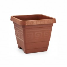 5504 - VASO PLAST QUAD TERRA COTA GG 18LT