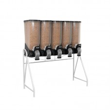 12131 - MOVEL DISPENSER 5X40LT PRETO