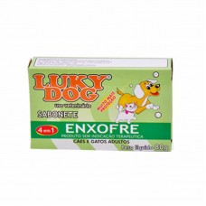 5574 - SABONETE ENXOFRE 80G LUKY DOG