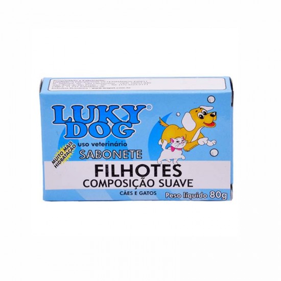 SABONETE FILHOTES 80G LUKY DOG