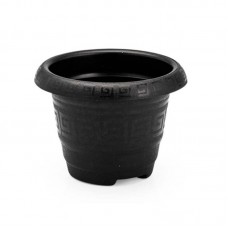 12192 - VASO PLAST RED PRETO P 1,7LT