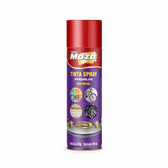 TINTA SPRAY VERMELHO BRILHANTE 400ML