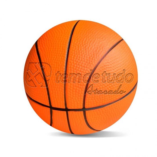 BRINQUEDO BOLA BASQUETE 6,5CM 