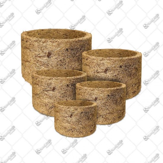 VASO FIBRA COCO N1 NATURAL