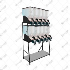 12869 - MOVEL DISPENSER HIBRIDO 10X35/45LT BLACK