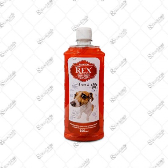 SHAMPOO REX ANTI PULGAS 6X1 500ML