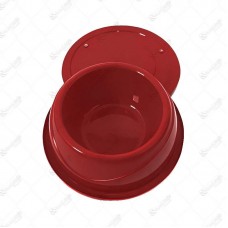13041 - COMEDOURO PLAST GELADO/PESADO G VERMELHO