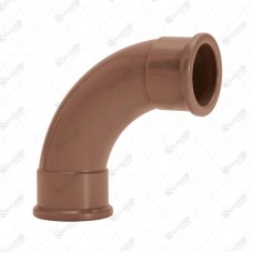 884 - CURVA MARROM SOLD PLAST 90X25MM C/10