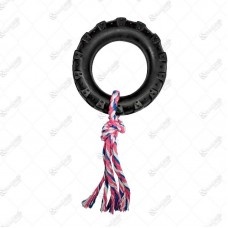 13076 - BRINQUEDO PNEU OFF ROAD DOG G C/CORDA