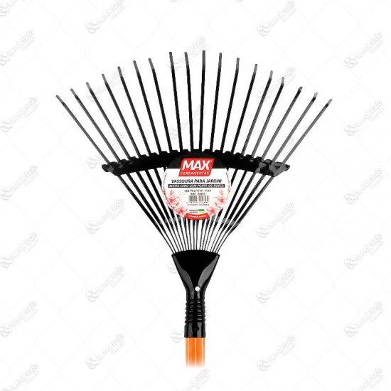 VASSOURA GRAMA ACO 18D C/CABO