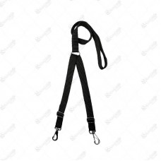 13308 - GUIA NYLON 2 PETS 25MM 1MT PRETA