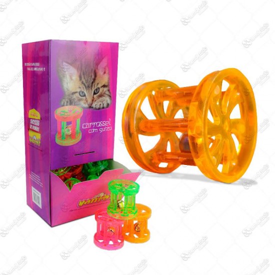 BRINQUEDO CARROSSEL C/GUIZO CAIXA C/36