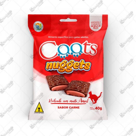 PETISCO CAATS NUGGETS CARNE 40G