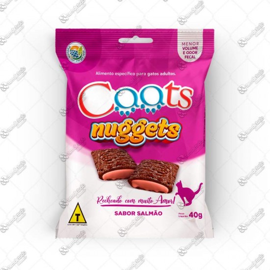 PETISCO CAATS NUGGETS SALMAO 40G