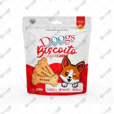 13392 - PETISCO DOOGS BISCOITO CARNE 200G