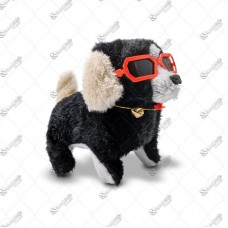 13454 - BRINQUEDO PELUCIA CAO A PILHA COLOR