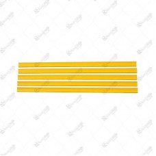 13662 - KIT PORTA ETIQUETA AMARELO C/5