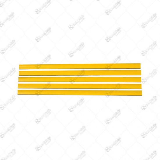 KIT PORTA ETIQUETA AMARELO C/5