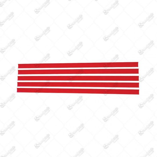 KIT PORTA ETIQUETA VERMELHO C/5