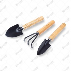 13704 - KIT JARDINAGEM CB MADEIRA C/3 17CM