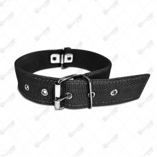 804 - COLEIRA NYLON DUPLA MEDIDA 4X60 PRETA