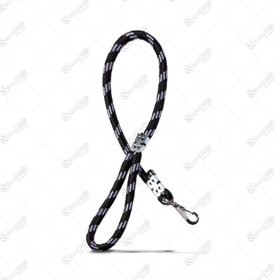 GUIA CORDA 6MM X 1MT MOSQ PRETA