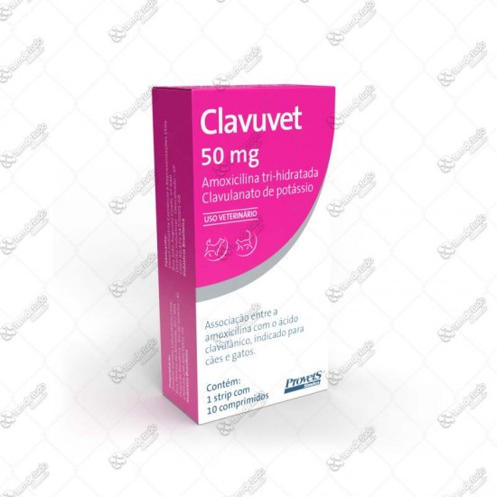 CLAVUVET AMOXILINA 50MG