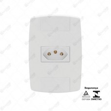 14067 - CONJ TOMADA 10A 250V ILUMI LEV