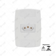 14068 - CONJ TOMADA 20A 250V ILUMI LEV