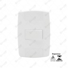 14069 - CONJ INTER SIMPLES 10A 250V ILUMI LEV